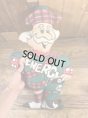 ビンテージの企業キャラクターのぬいぐるみ