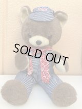 Union Pacific Hickory Denim Teddy Bear　テディベア　ビンテージ　ぬいぐるみ　くま　70年代