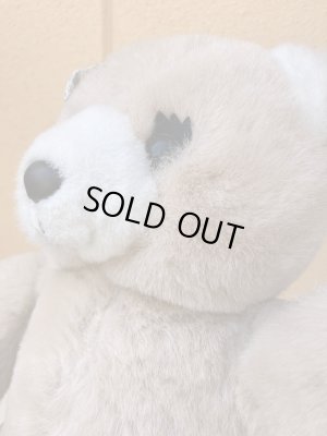 80年代のふわふわのくまのぬいぐるみ