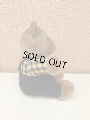 80〜90年代の茶色のクマのぬいぐるみ