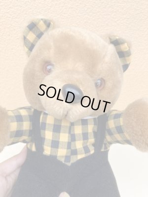 80〜90年代の茶色のクマのぬいぐるみ