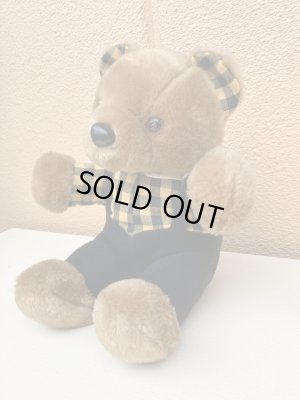 80〜90年代の茶色のクマのぬいぐるみ