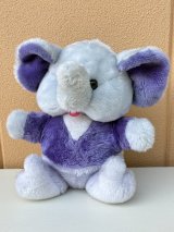 80s vintage MTY International  elephant Plush Doll　ゾウ　ビンテージ　BIG 　大きい 　ぬいぐるみ　ラベンダー　80年代