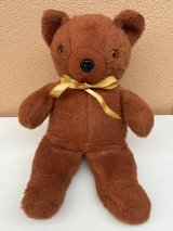 Vintage Brown  Big Teddy Bear Plush Doll　くま　ビンテージ　ぬいぐるみ　オールド　テディベア　50〜60年代
