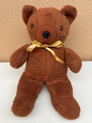 50〜60年代の茶色のクマのぬいぐるみ
