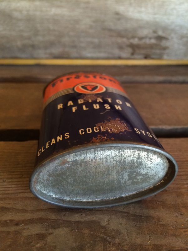 FIRESTONE RADIATOR FLUSH TIN CAN｜Collectible 2(雑貨系その2)Tin Can(ブリキ缶)系