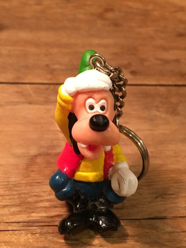 Disney Goofy Vinatge PVC Figure ビンテージ ディズニー グーフィー キーホルダー PVC製 フィギュア 80