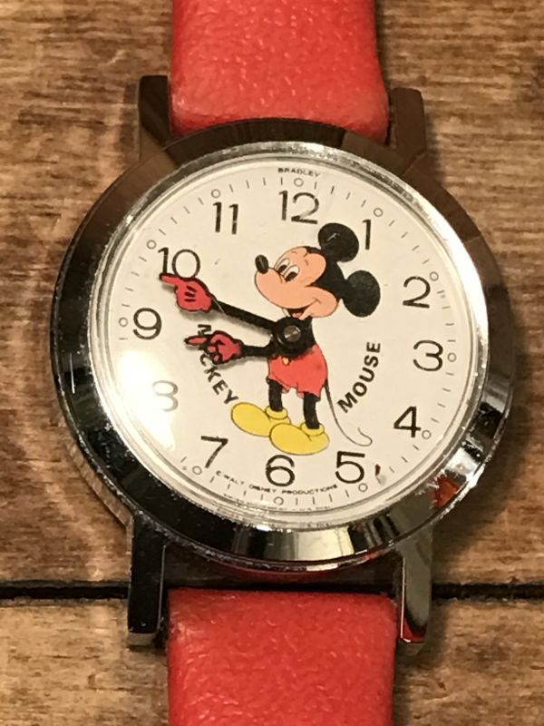 Disney Vintage Mickey Mouse Watch ビンテージ ミッキーマウス 腕時計 ヴィンテージ - STIMPY