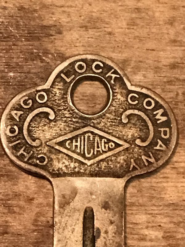 Chicago Lock Company Key ビンテージ キー 鍵 カギ 30年代 ヴィンテージ vintage STIMPY