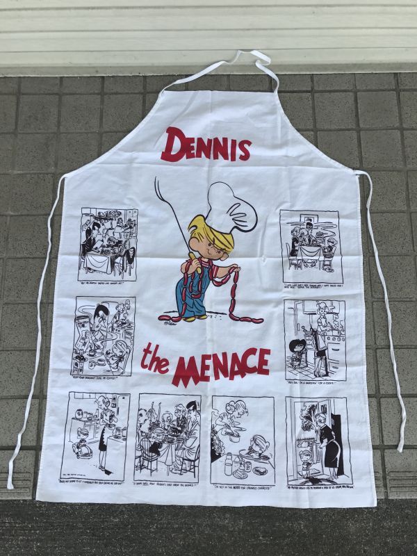 Dennis The Menace Apron デニスザメナス ビンテージ わんぱくデニス エプロン 50年代 ヴィンテージ vintage