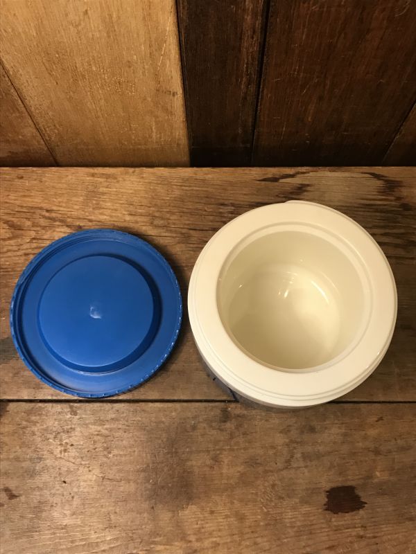 Peanuts Charlie Brown Thermos Plastic Jar スヌーピー ビンテージ ピーナッツ チャーリーブラウン