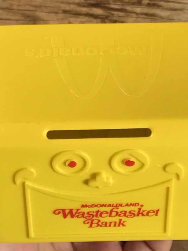 McDonaldland Wastebasket Bank マクドナルドランド ビンテージ 貯金箱 ウェイストバスケット バンク 70年代