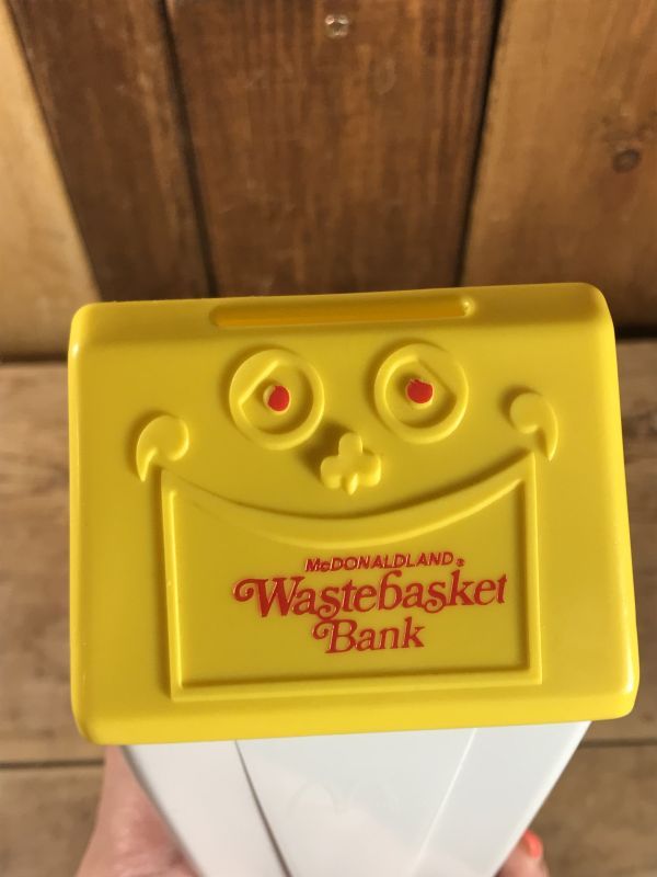 McDonaldland Wastebasket Bank マクドナルドランド ビンテージ 貯金箱 ウェイストバスケット バンク 70年代