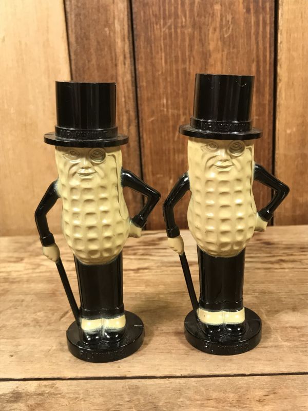 Planters Mr Peanut Salt and Pepper Shakers ミスターピーナッツ ビンテージ ソルト＆ペッパー 企業