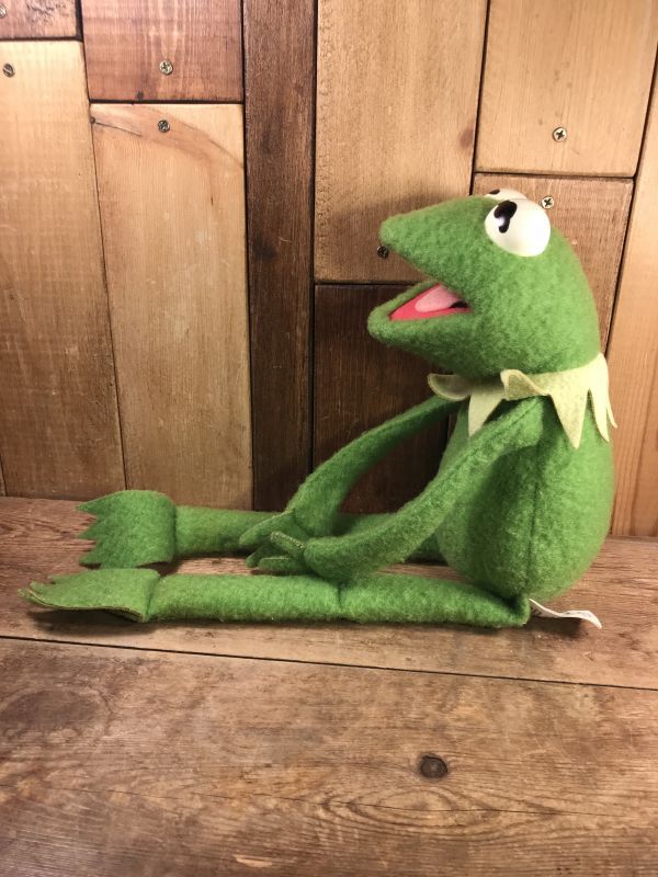 Fisher Price Kermit The Frog Plush Doll　カーミット　ビンテージ　プラッシュドール　マペットショー　70年代