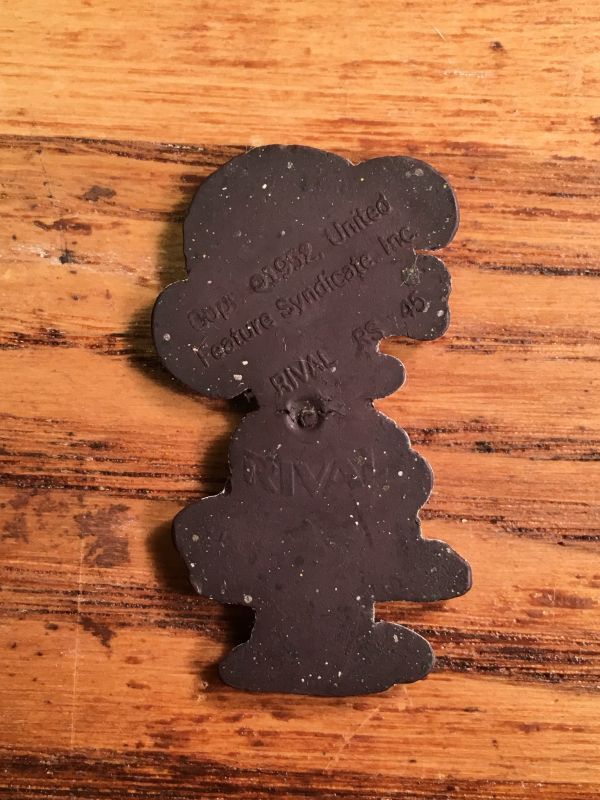 Snoopy Peanuts Lucy スヌーピー ビンテージ マグネット ルーシー ピーナッツ 70〜80年代 STIMPY(Vintage Collectible