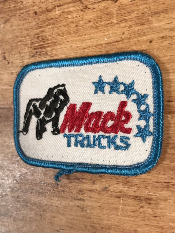 Mack Truck Bulldog Patch マックトラック ビンテージ ワッペン ブルドッグ 70年代 - STIMPY(Vintage