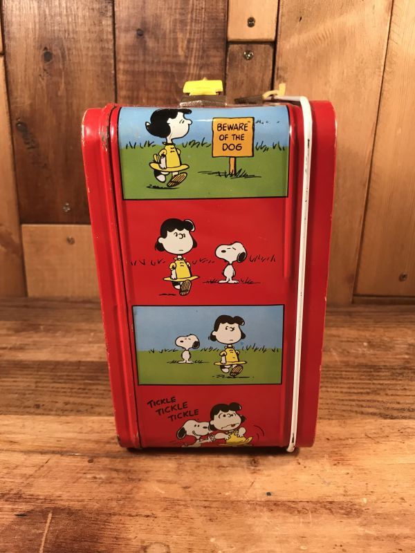 Thermos Peanuts Gang Snoopy Metal Lunch Box スヌーピー ビンテージ ランチボックス ピーナッツ