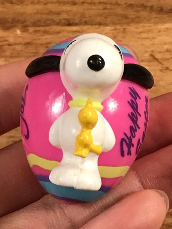 Peanuts Snoopy & Woodstock “Happy Easter” PVC Figure スヌーピー ビンテージ PVC