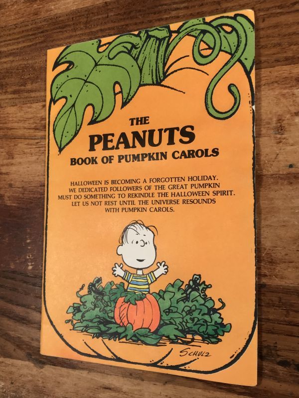 Hallmark The Peanuts Book Of Pumpkin Carols スヌーピー ビンテージ ハンドブック 70〜80年代