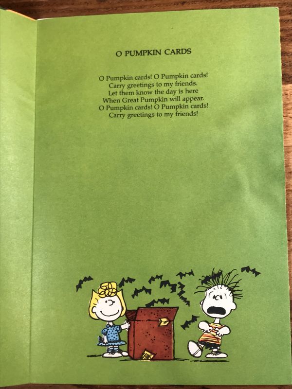 Hallmark The Peanuts Book Of Pumpkin Carols スヌーピー ビンテージ ハンドブック 70〜80年代