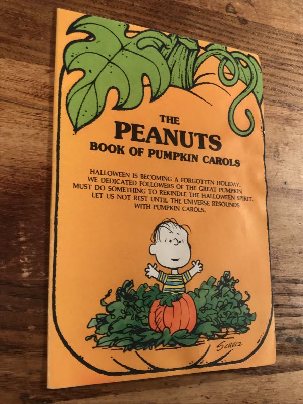 Hallmark The Peanuts Book Of Pumpkin Carols スヌーピー ビンテージ ハンドブック 70〜80年代