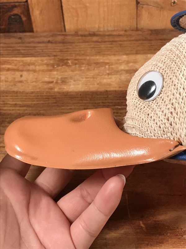 Disneyland “Donald Duck” Squeaker Hat ドナルドダック ビンテージ ハット 帽子 60~70年代