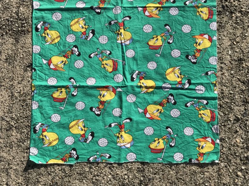 Looney Tunes “Tweety Bird” Cloth　トゥイーティー　ビンテージ　端切れ生地　ルーニーテューンズ　2000年代~