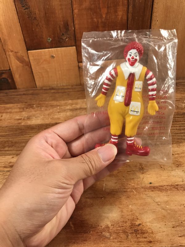 McDonald's “Ronald” Bendable PVC Figure　ロナルド　ビンテージ　ベンダブルPVCフィギュア　マクドナルド　90年代