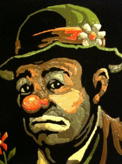 画像1: Clown Picture Wall Tapestry