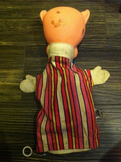 画像1: Mattel Porky Pig Talking Hand Puppet　ビンテージ ルーニーテューンズ ワーナー カートゥーン ポーキーピッグ マテル トーキング パペット ドール トイ toy おもちゃ ヴィンテージ 60年代 