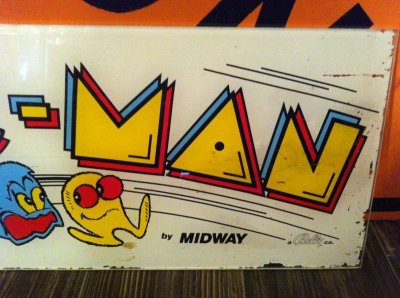 画像2: PAC-MAN Game Machine Signboard