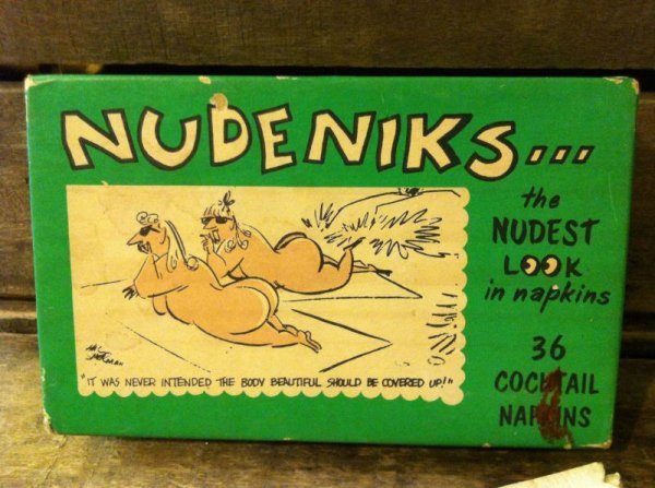 画像1: Nudeniks Nude Cocktail Napkins (1)