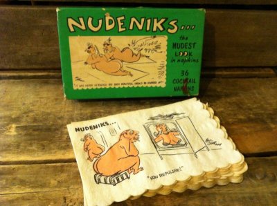 画像1: Nudeniks Nude Cocktail Napkins