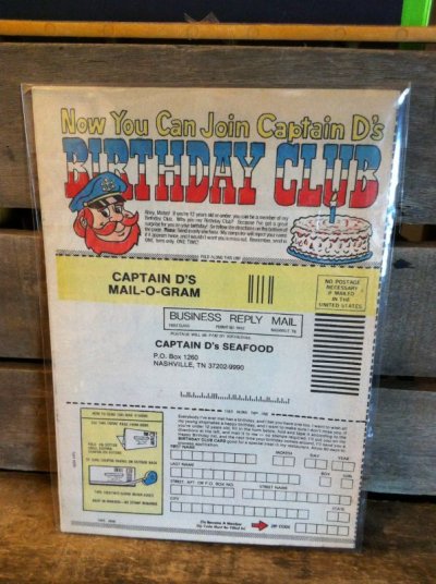 画像1: Captain D's EXCITING ADVENTURES　ビンテージ　キャプテンディーズ　フリーペーパー　ノベルティー　ブック　アドバタイジング　企業キャラクター　企業物　アメリカ雑貨　ヴィンテージ　80年代　vintage