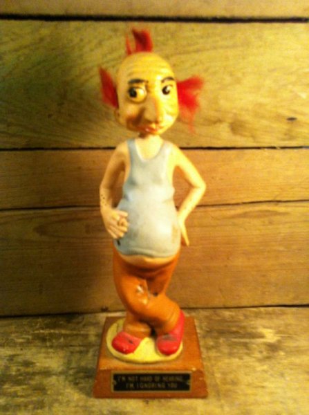 画像1: Bobble Head Hobo Nodder Figure (1)