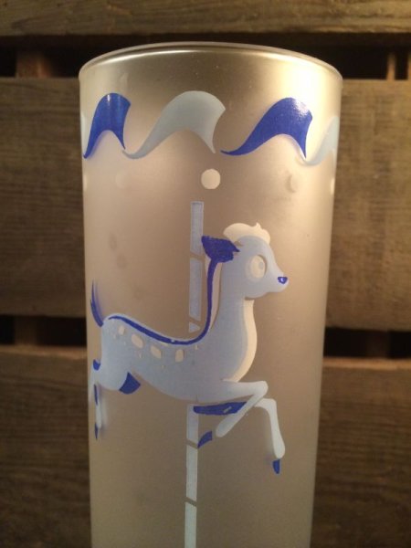 画像1: Merry-go-round Animal Glass  (1)