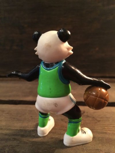 画像2: Sports Panda PVC Figure　ビンテージ　ホワイトキャッスル　PVC　フィギュア　スポーツパンダ　ミールトイ　ファーストフード　アドバタイジング　企業物　トイ　toy　おもちゃ　ヴィンテージ　80年代　vintage