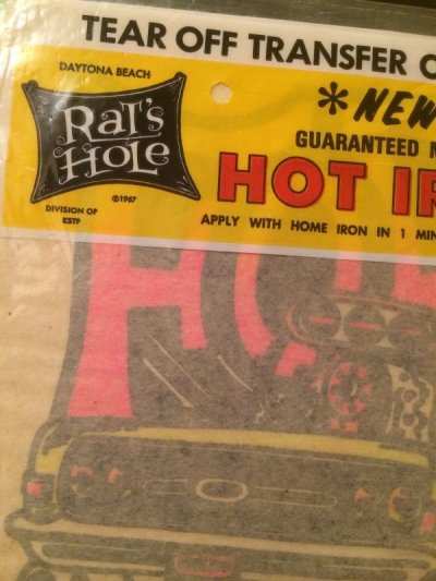 画像2: HOT IRON TRANSFER Rats Hole