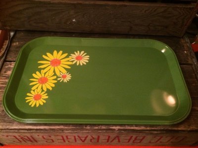 画像1: Flower Metal Tray