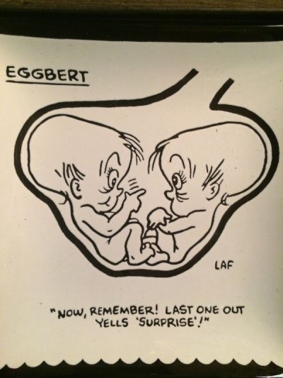 画像1: Eggbert Glass Plate