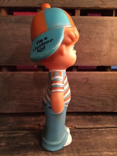 画像2: Gerber Kid Boy Squeeze Toy  ビンテージ ガーバー ボーイ ドール フィギュア スクイーズ アドバタイジング 企業キャラクター 企業物 トイ toy おもちゃ ヴィンテージ 80年代