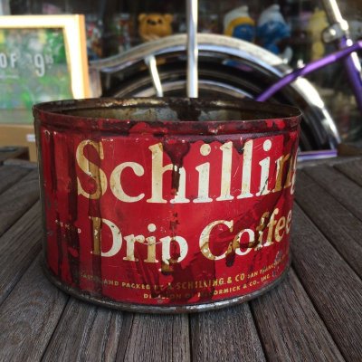 画像1: Schilling Coffee Tin Can