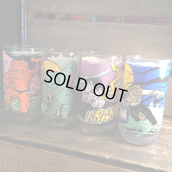 画像1: UNIVERSAL MONSTERS Glass 4 Set (1)