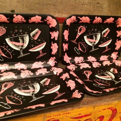 画像3: Pink Elephant Tray