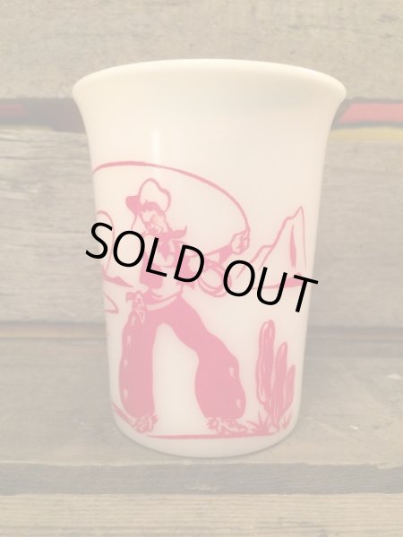 画像1: Hazel Atlas Cowboy Milk Glass (1)