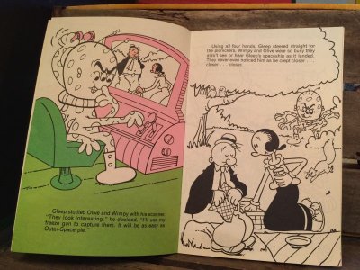 画像3: POPEYE THE SAILOR MAN COLORING BOOK  ビンテージ ポパイ カラーリングブック 塗り絵 アメリカ雑貨 ヴィンテージ 80年代