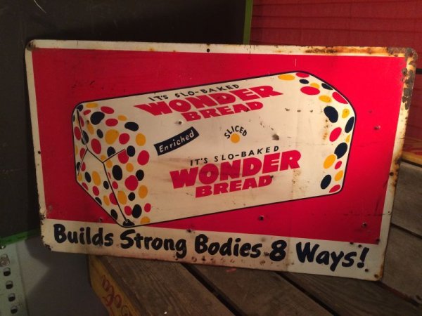 画像1: Vintage WONDER BREAD Signboard (1)