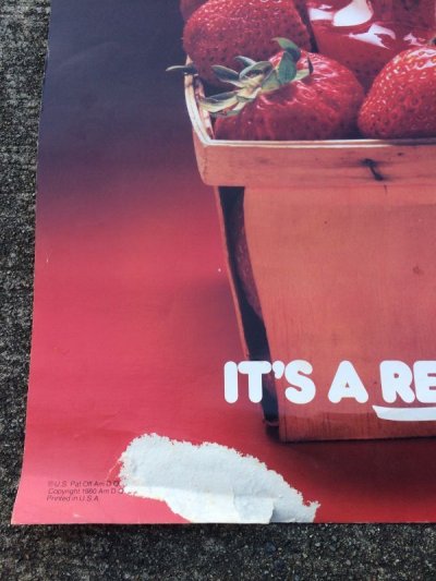 画像1: Dairy Queen Poster　ビンテージ　デイリークイーン　ポスター　店頭用　ディスプレイ　ファーストフード　アドバタイジング　企業物　アメリカ雑貨　ヴィンテージ　80年代　vintage