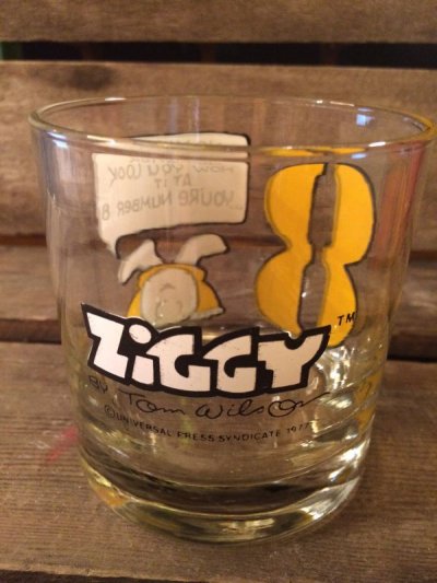 画像2: ZiGGY Glass Number 8　ビンテージ ジギー グラス コップ ナンバリング キッチンウェア アメリカ雑貨 ヴィンテージ 70年代